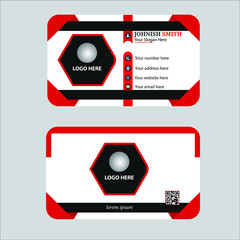 corporate business card design tamplate