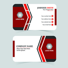 corporate business card design tamplate