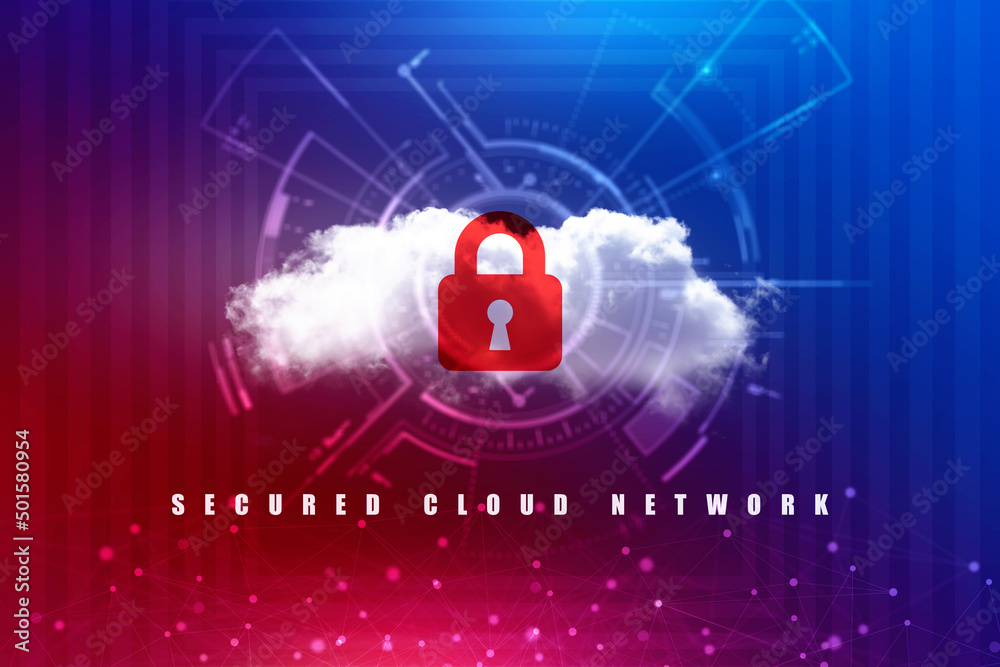 Poster 2d rendering cloud computing, security