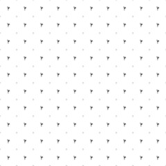 Square seamless background pattern from geometric shapes are different sizes and opacity. The pattern is evenly filled with small black figure skating symbols. Vector illustration on white background