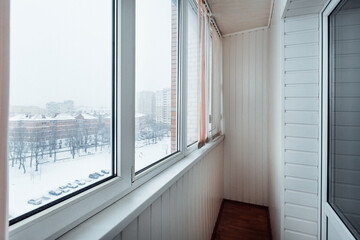 balcony trim white siding