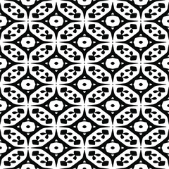 
Vector monochrome pattern, Abstract texture for fabric print, card, table cloth, furniture, banner, cover, invitation, decoration, wrapping.seamless repeating pattern.Black and 
white color.