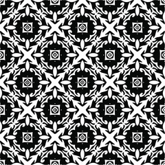 
Vector monochrome pattern, Abstract texture for fabric print, card, table cloth, furniture, banner, cover, invitation, decoration, wrapping.seamless repeating pattern.Black and 
white color.