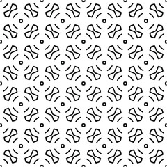 
Vector monochrome pattern, Abstract texture for fabric print, card, table cloth, furniture, banner, cover, invitation, decoration, wrapping.seamless repeating pattern.Black and 
white color.