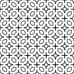 
Vector monochrome pattern, Abstract texture for fabric print, card, table cloth, furniture, banner, cover, invitation, decoration, wrapping.seamless repeating pattern.Black and 
white color.