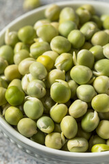 Raw Green Organic Alaskan Peas