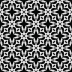 Vector monochrome pattern, Abstract texture for fabric print, card, table cloth, furniture, banner, cover, invitation, decoration, wrapping.seamless repeating pattern.Black and 
white color.