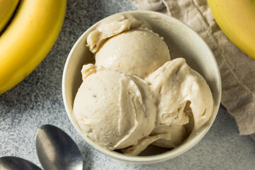 Homemade Healthy Vegan Banana Ice Cream