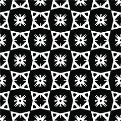 Vector monochrome pattern, Abstract texture for fabric print, card, table cloth, furniture, banner, cover, invitation, decoration, wrapping.seamless repeating pattern.Black and 
white color.