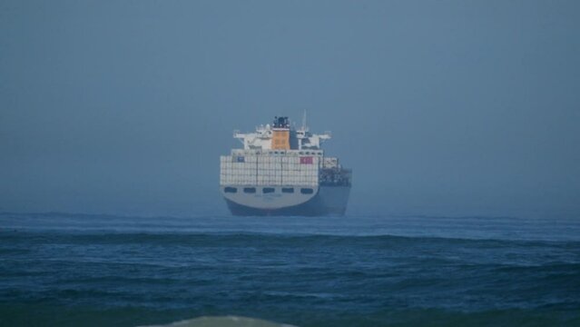Container Ship on the horizon