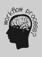 Poster template graphic design in Brutalism style. Vector cover