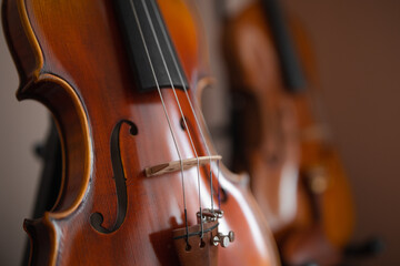 Fototapeta premium close up of a violin