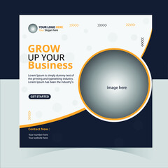 Social media banner design tamplate