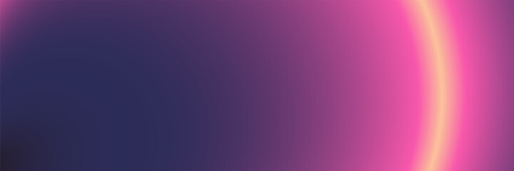 Gradient neon pink vector background. Blurred smooth curve light laser for technology, space and crypto banners, posters, web backdrops. Panoramic digital wallpaper futuristic graphic.