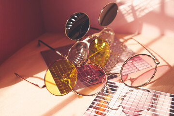 Fresh collection of summer trendy sunglasses