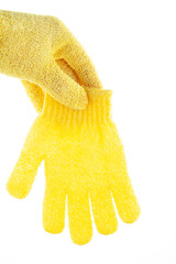 image of gloves white background