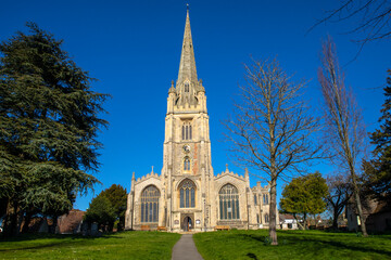 Fototapeta na wymiar St. Marys Church in Saffron Walden, Essex