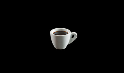 clipping path. Close up of white mug mockup isolated on black background view. Blank Mug. blank product. coffee cup mockup. Mug ceramic blank.