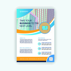 Attractive elegant business flyer design templates