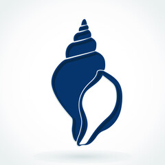 silhouette snail shell symbol