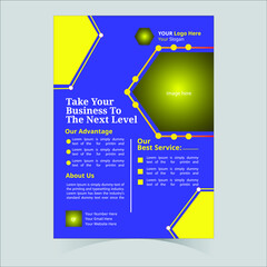 corporate business flyer design tamplate