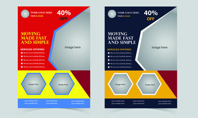 corporate business flyer design tamplate