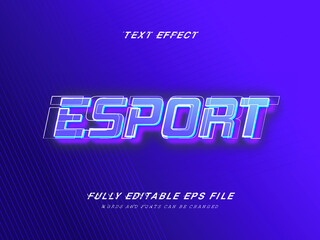 Esport Text Effect