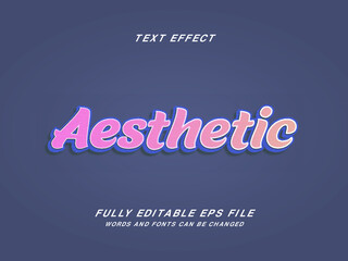 Aesthetic Text Effect 