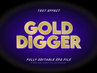 Gold Digger Text Effect 