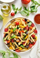 Ratatouille pasta salad