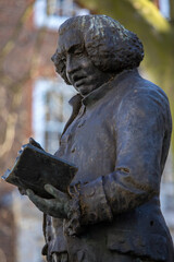 Samuel Johnson Statue in London, UK
