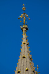 Obraz premium Spire of the Elizabeth Tower in Westminster, London, UK