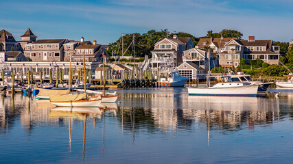 Fototapeta na wymiar Massachusetts-Cape Cod-Harwich-Wychmere Harbor