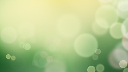 Abstract Green Bokeh background in bright colors ,Colorful smooth illustration wallpaper	