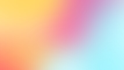 Abstract blurred gradient pastel background in bright colors. Colorful smooth illustration - obrazy, fototapety, plakaty