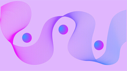 3D abstract backround. Trendy template design for banners, posters, surface. Contemporary wallpaper.