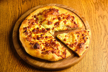 Khachapuri in Adjara, the national Georgian dish