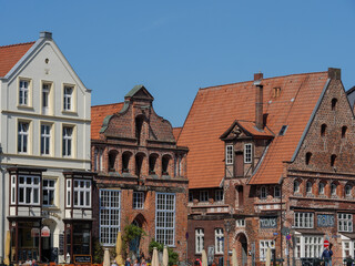 Obraz premium Die historische Altstadt von Lüneburg