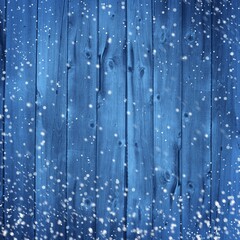 Fototapeta na wymiar Blue festive Wood Background