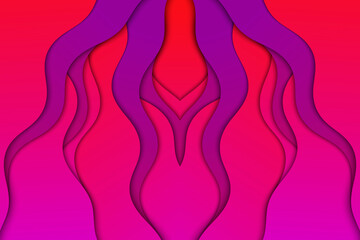 Abstract color wave pattern background. Curve color lines.