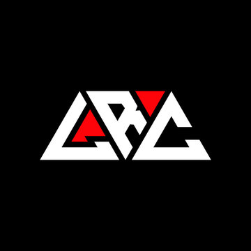 LRC triangle letter logo design with triangle shape. LRC triangle logo design monogram. LRC triangle vector logo template with red color. LRC triangular logo Simple, Elegant, and Luxurious Logo...