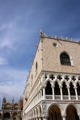 Fototapeta na wymiar Italy, Veneto, Venice: Palazzo Ducale in Saint Marco Square.