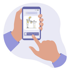 Make order Cleaning service Household Cell phone