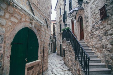 Fototapeta na wymiar VIews of Kotor's Old Town in Montenegro