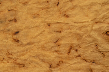 old stained paper, with brown spots
