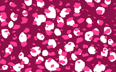 Abstract modern leopard seamless pattern. Animals trendy background. Color decorative vector stock illustration for print, card, postcard, fabric, textile. Modern ornament of stylized skin © Alla