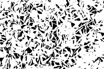 Rustic cracked vector texture with many cracks and scratches. Abstract background. Broken and damaged surface. Aged backdrop. Vector graphic illustration with transparent white. EPS10.