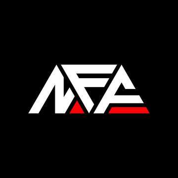 NFF triangle letter logo design with triangle shape. NFF triangle logo design monogram. NFF triangle vector logo template with red color. NFF triangular logo Simple, Elegant, and Luxurious Logo...
