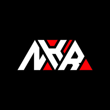 NKR triangle letter logo design with triangle shape. NKR triangle logo design monogram. NKR triangle vector logo template with red color. NKR triangular logo Simple, Elegant, and Luxurious Logo...