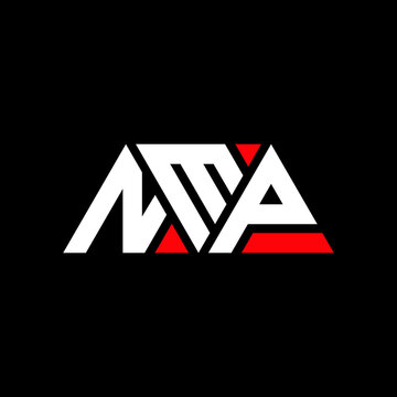NMP triangle letter logo design with triangle shape. NMP triangle logo design monogram. NMP triangle vector logo template with red color. NMP triangular logo Simple, Elegant, and Luxurious Logo...